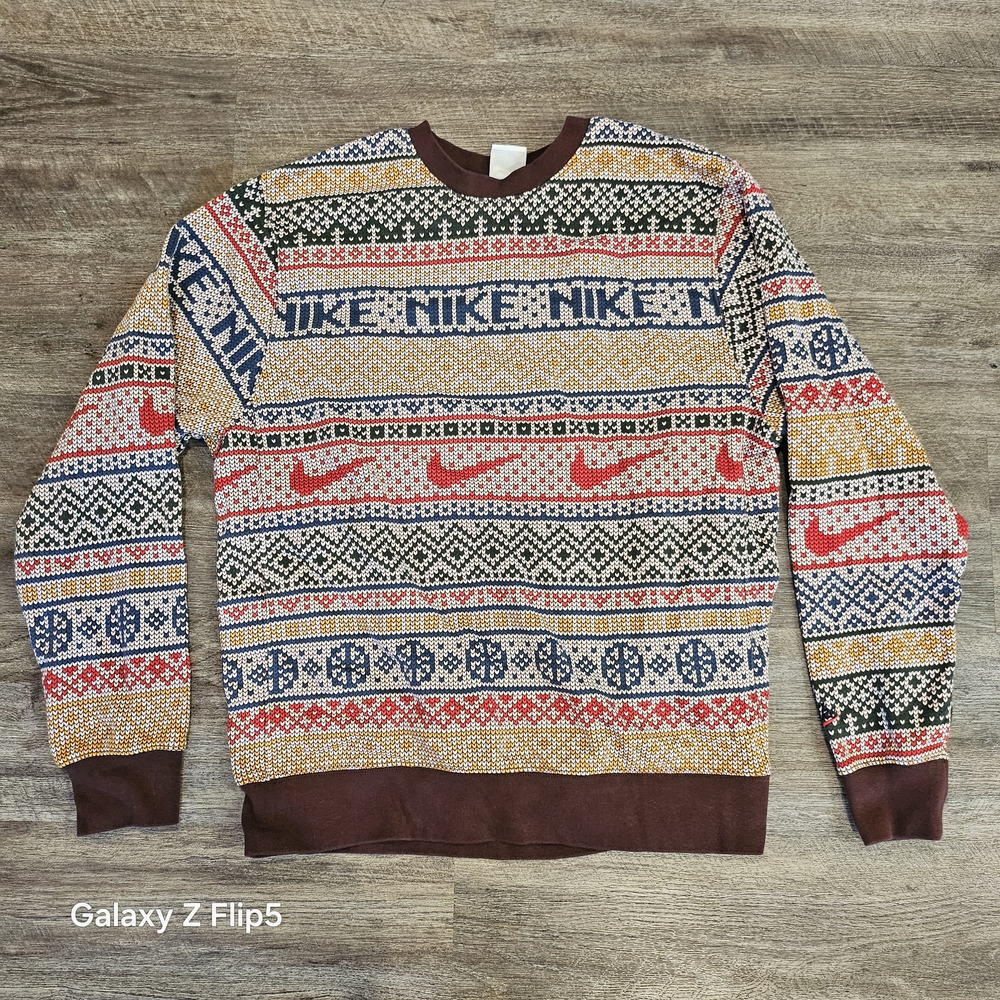 Nike Multicolor Patterned Men's Sweater